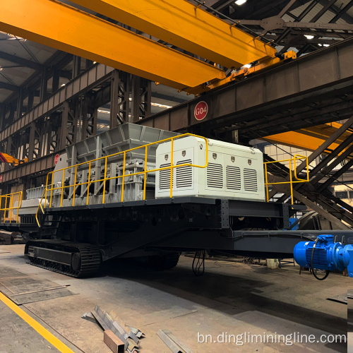 উচ্চ ক্ষমতা মোবাইল রোলার স্ক্রীনার 400-3000 TPH